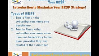 Maximize Your RESP - Tax Saving Strategy # 6 for Your Retirement