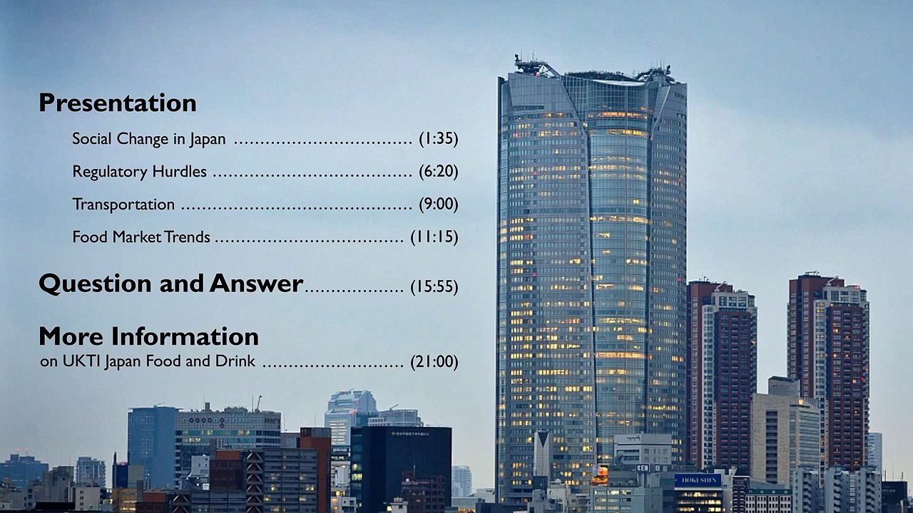 Preview: Japanese Food & Drink Market Webinar