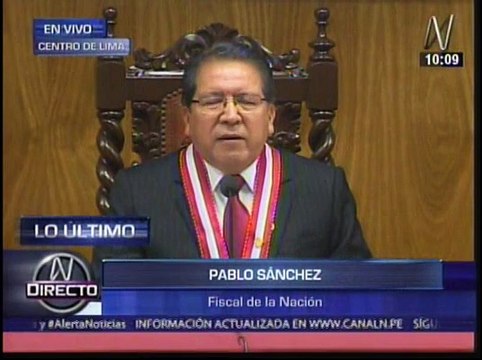 Pablo Sánchez: Agendas atribuidas a Nadine Heredia deben ser objeto de comprobación