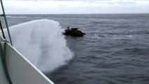 Un baleinier japonais attaque le bateau Sea Shepherd