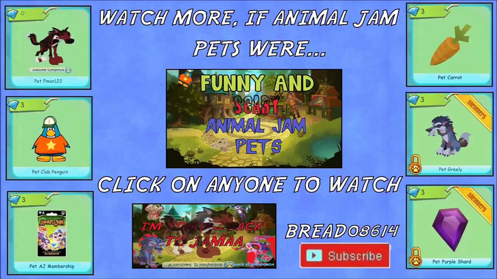 Animal Jam: Funny And Scary Animal Jam Pets