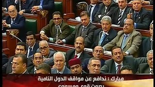 تهديد الرئيس مبارك للجزائر