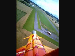 Eurosport on-board video på Jarlsberg flyplass 29.7.2009