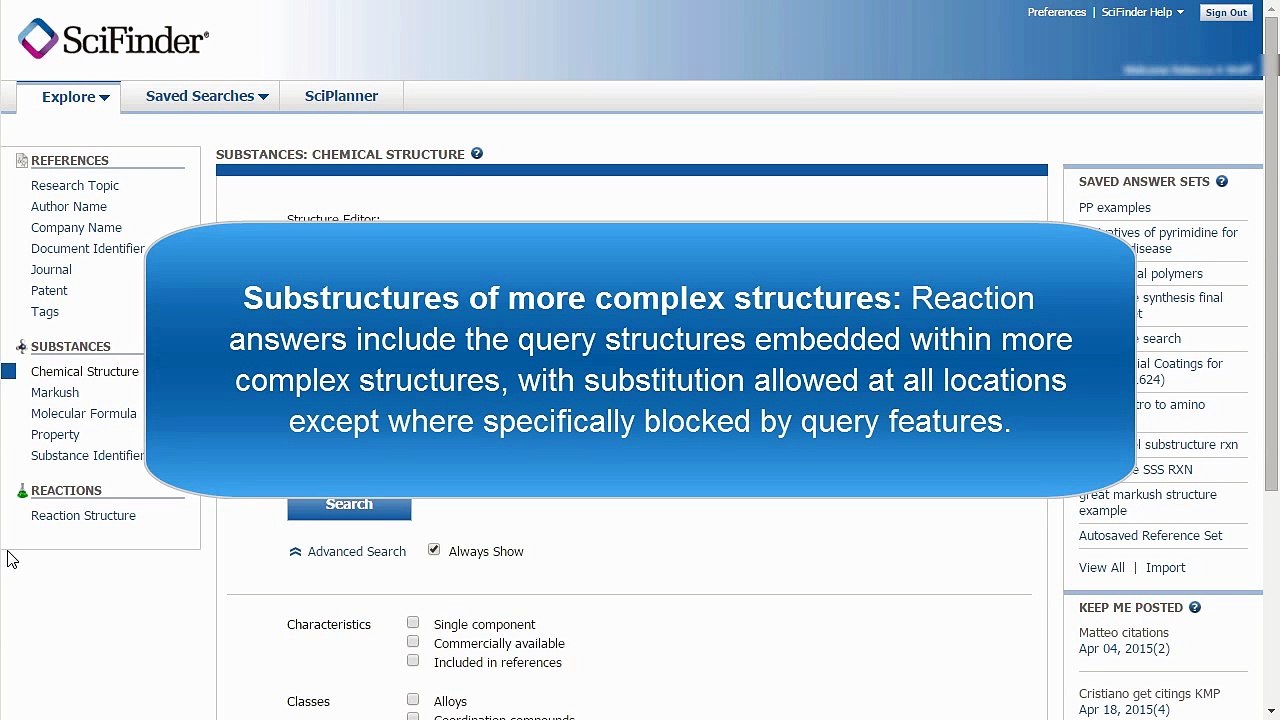 SciFinder Need-To-Know: Comparison of Reaction Search Types