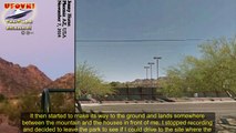 UFO Testimony of a Mother: The UFO flew over our car Arizona USA