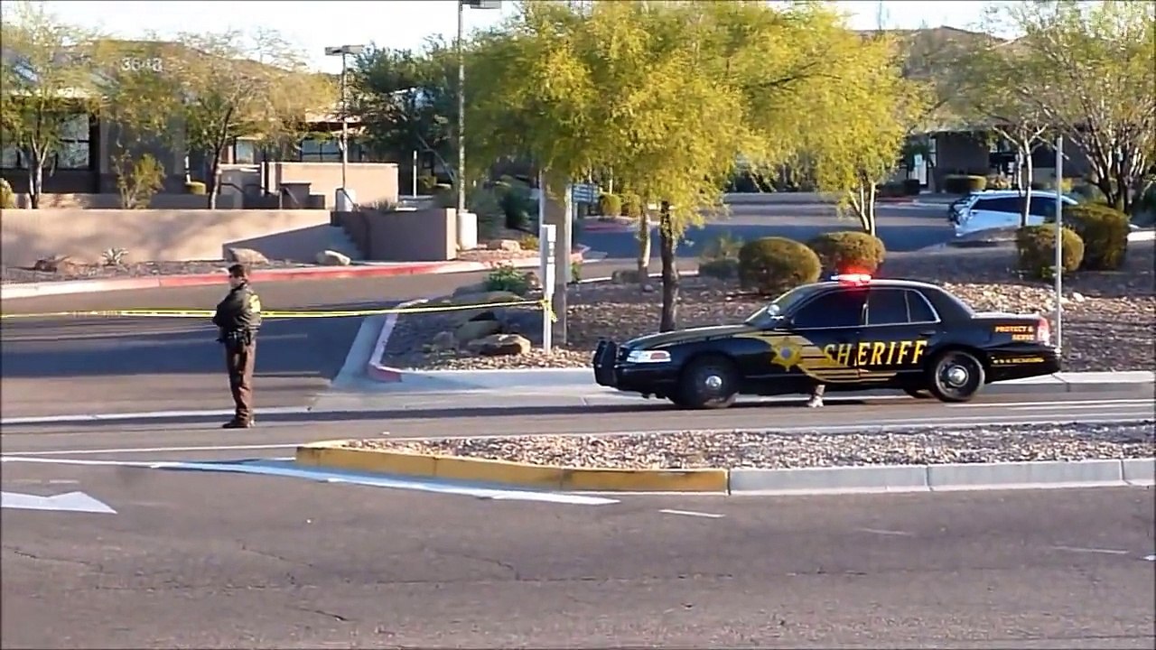 Maricopa County Sheriff's Office Fatal Deputy Shooting Scene Anthem, AZ 01-08-2012