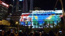 A Celebration of Our Heritage - Light Show at The Fullerton Hotel Singapore (SG 50 - 2015)