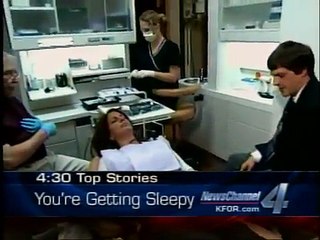Hypnotherapy, News Anchor hypnotized Live real hypnsis kfor4 tv.