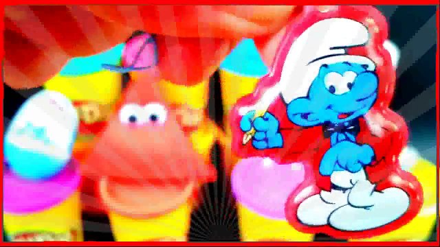 Play Doh Rainbow Kinder Surprise Eggs MLP Peppa Pig, Frozen Arcoiris Playdough Ice Cream Helados