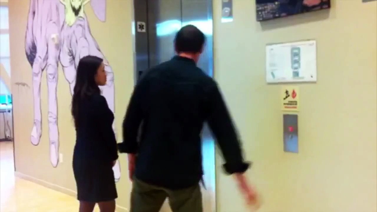 Extremely Scary Ghost Elevator Prank parody