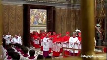 Cardinals begin voting for new Pope