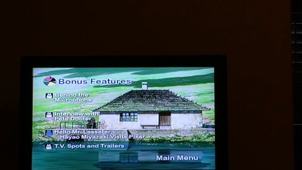 Howl's Moving Castle DVD Walkthrough Menu