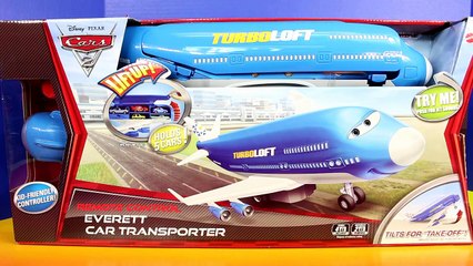 Disney Pixar Cars Remote Control Everett Transporter Jet Lightning McQueen Robin Batman Wolverine