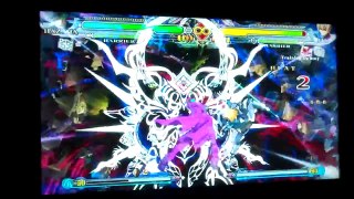 hazama combo 100% heat 7k damage