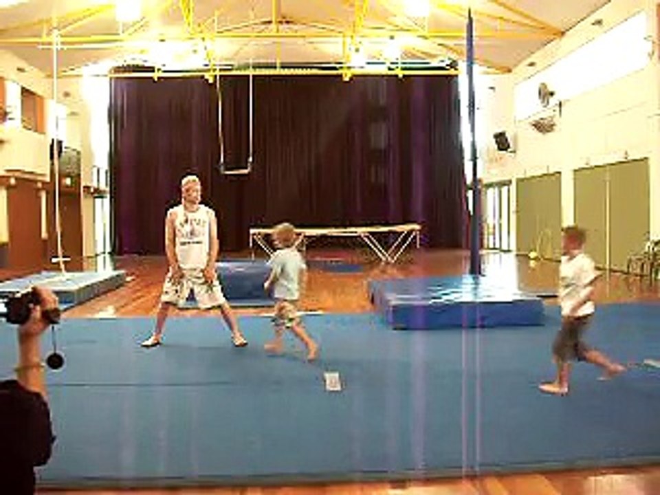 Funny Children's Circus Acrobatics Performance