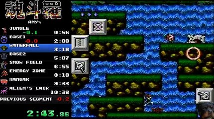 Contra (Any%) 10:27 (NES, Japanese version)