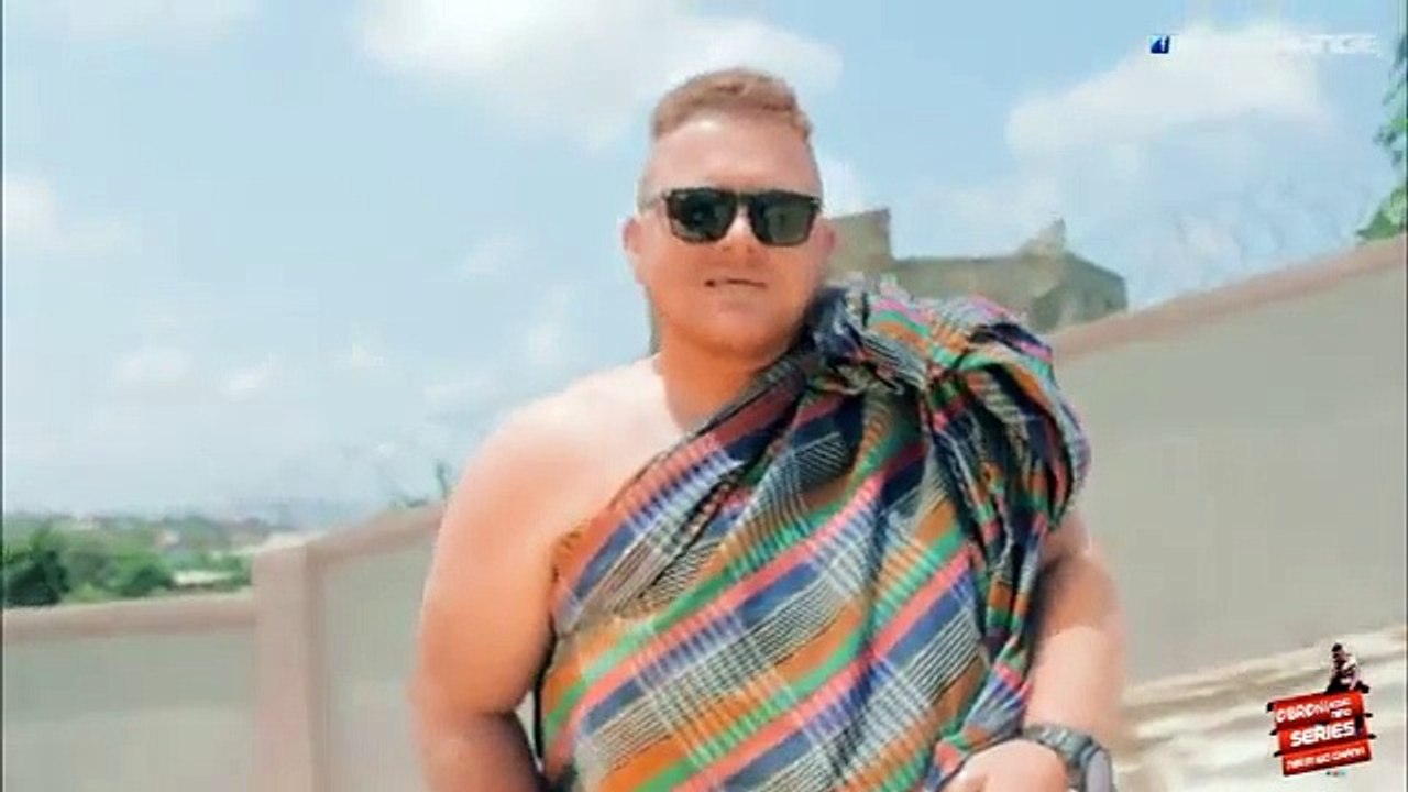 OBRONI KOJO NINO    WHITE MAN SPEAKS TWI AND FANTE MADE IN GHANA