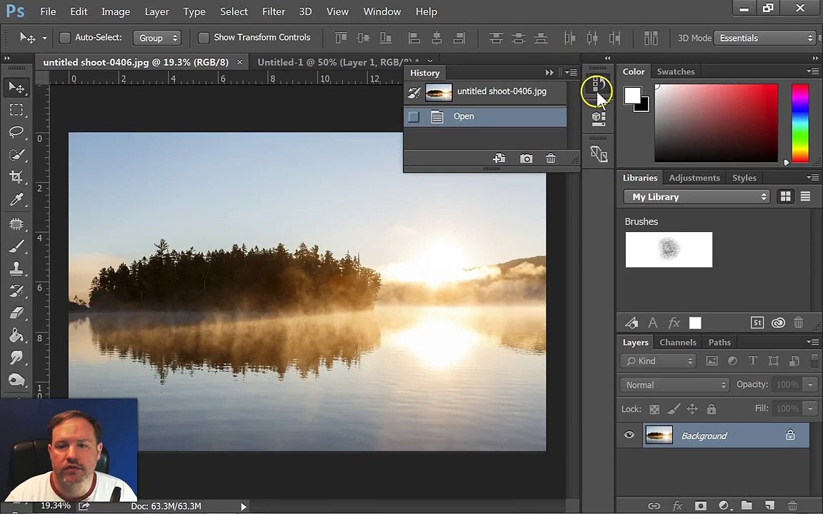 Beginners Guide to Photoshop CC 2015:  Workspaces