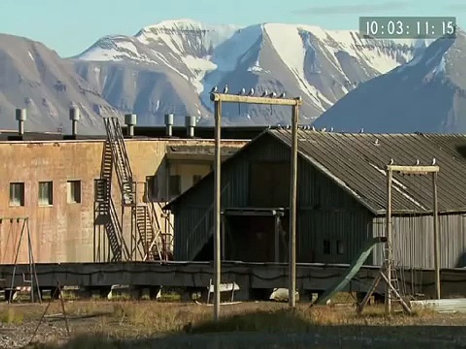 Modern Ruines, Pyramida,Spitzbergen . Rough cut