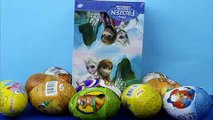 Opening 13 Chocolate Surprise Eggs Disney Frozen Eggs, Scooby Doo, Lion King, Donald Duck