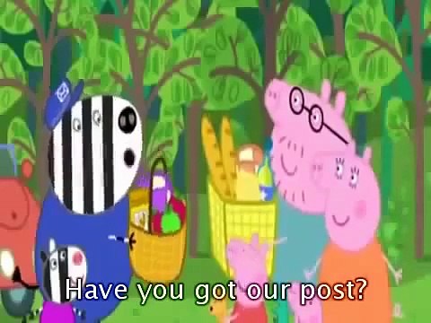 Peppa Pig Cartoon English Episodes Teddys day out with subtitle