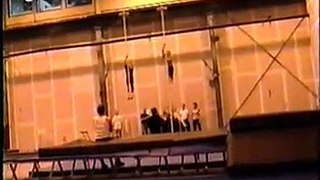 Cirque du Soleil training in Montreal in 1993 for Mystere