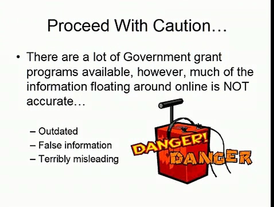 Government Grant Scams - How To Avoid Government Grant Scams (NEW)