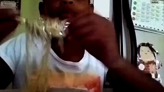 Hot sauce and noodle challenge
