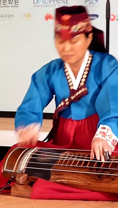 Festival "Regards sur la Corée" - instrument traditionnel coréen geomungo