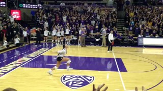 UW Volleyball Match Point over Oregon 16nov2012 in Seattle