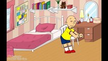 Caillou Smashes Rosie's Dora Toy And Gets Grounded