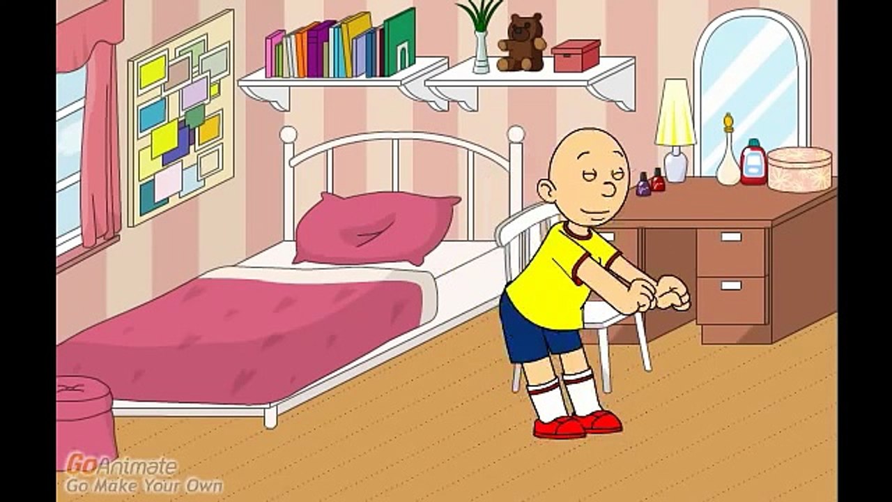Caillou Smashes Rosie's Dora Toy And Gets Grounded