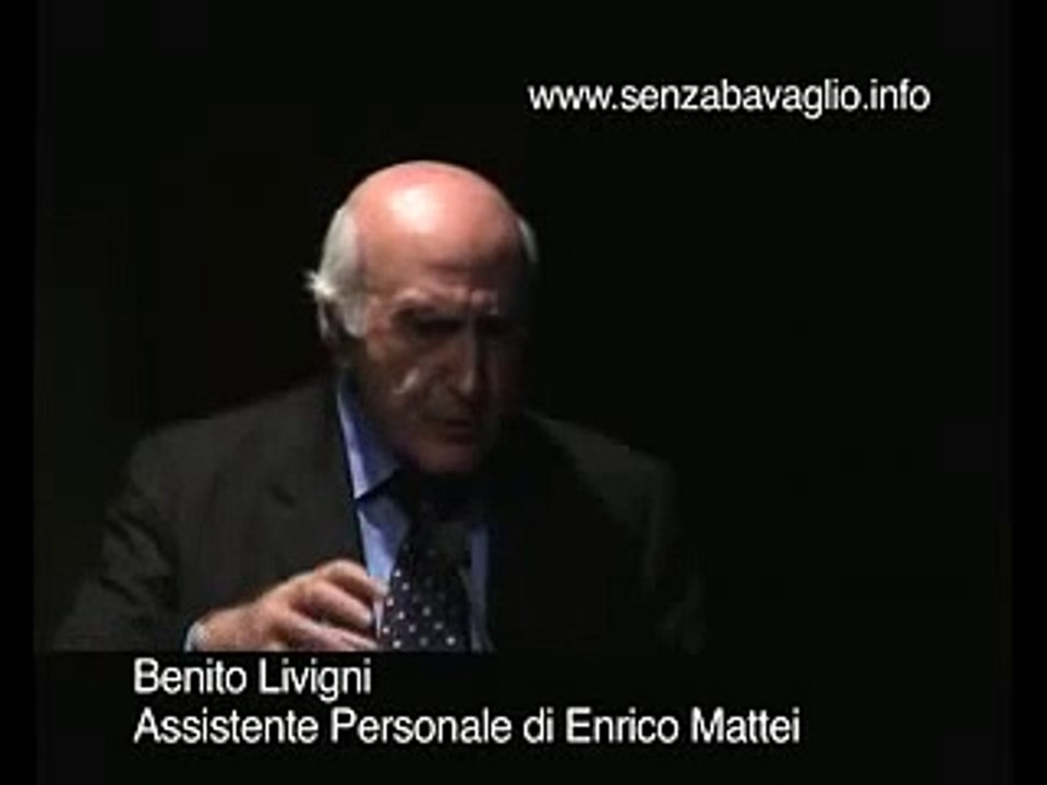 Benito Livigni su Mattei: chi e perché l'ha ucciso (2di5)