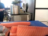 Master GABRIEL ALMEIDELA (Gabio) - How to prepare a salmon fillet for sushi - nigiri, maki, etc.