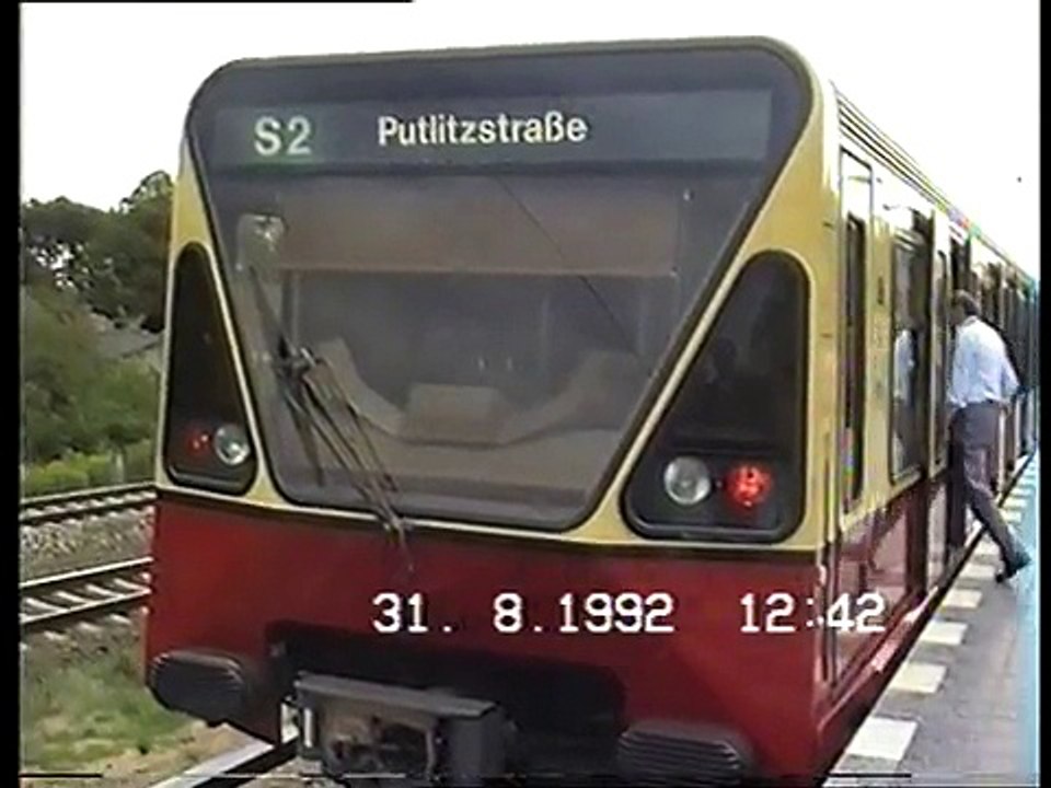 Berliner S-Bahn - Blankenfelde 1992