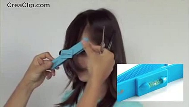 How to cut a Layered A-Line BOB and Side Bangs Hairstyle
