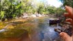 Dad crossing cockatoo creek (cape york) 2013