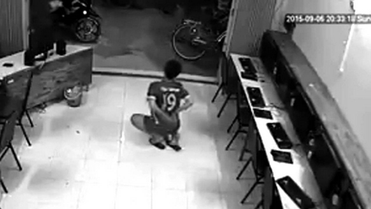 Guy Tries To Kick A Dog And Gets Some Karma