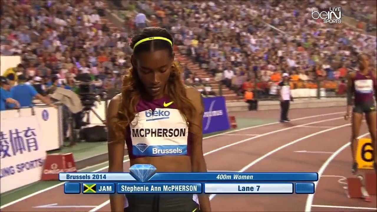 Sanya Richards-Ross wins 400 m in Diamond League, Brussels 2014