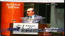 DiFilm - 30º Aniversario de FIEL - Discurso Domingo Cavallo - Parte 1 de 2 (1994)
