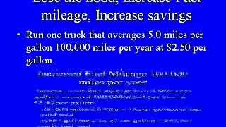 Fuel Savings Increase your Profits