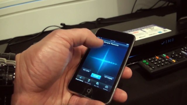 Sony Blu-ray Player BDP-S570 iPod app BD Remote demo