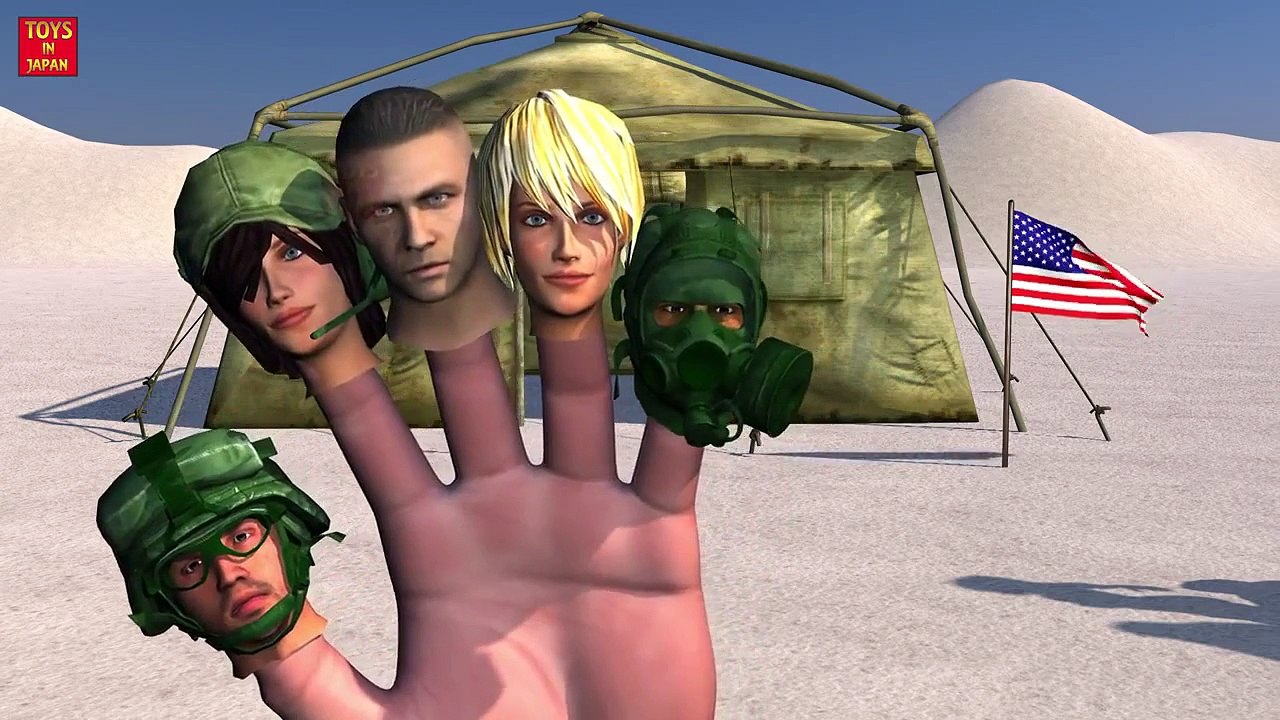 Soldiers Finger Family   Kids Songs Nursery Rhymes for Children   3D Animation