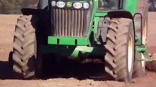 John Deere 7720 with Field Cultivator pt 2