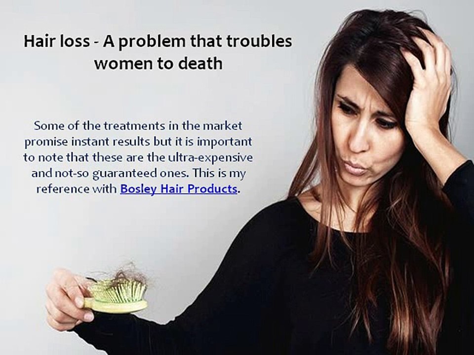 Bosley Hair Products - Hair Regrowth Formula