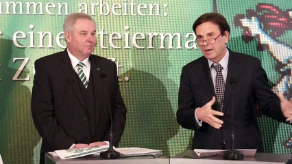 Die steirischen Reformpartner präsentieren Gemeindestrukturreform