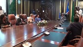 President Hifikepunye Pohamba meets RDP members at State House