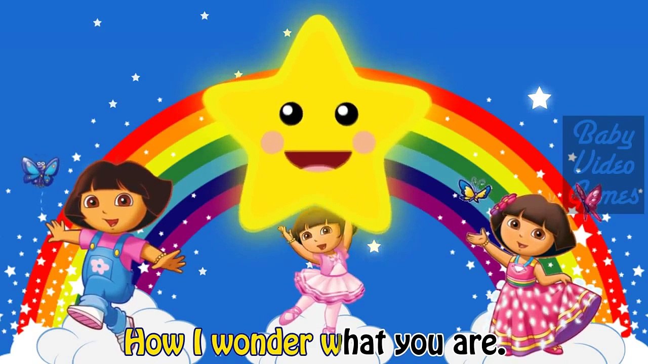 Kids Cartoon Songs Dora the Explorer Nursery Rhymes and Dora   Twinkle Twinkle Little Star