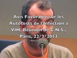 Video, Avis favorable sur les autotests de l'infection à VIH, Jerome Martin Act UP-Paris