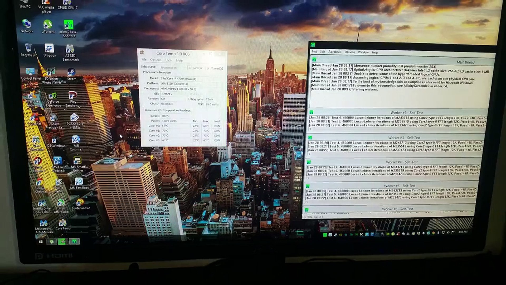 I7 4790k 5 Ghz 24 7 Stable Overclock On Air Video Dailymotion